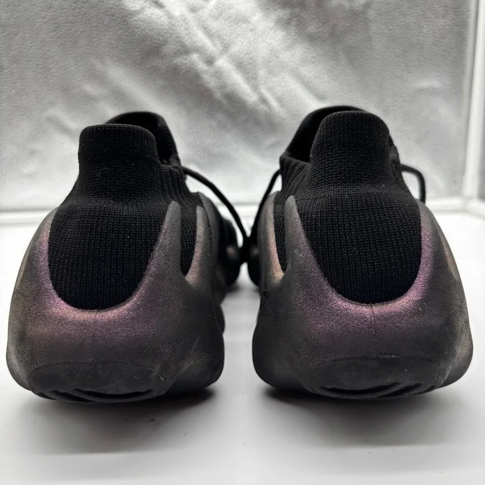 Adidas Yeezy‎ 450 Utility Black Iridescent Purple Claw Sole Sneakers Mens